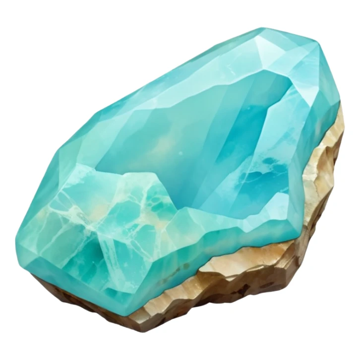 peruvian opal gemstone raw crystal mineral detailed sticker