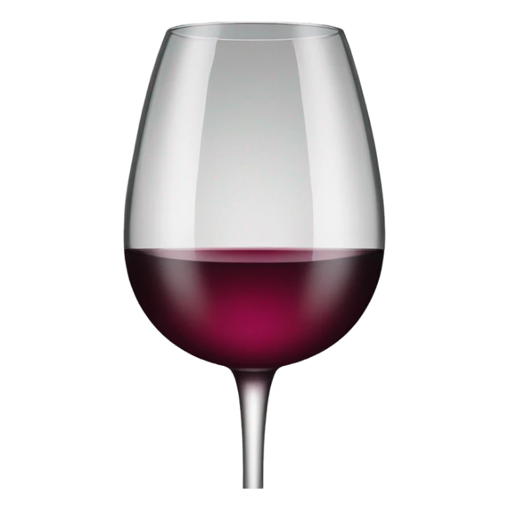 upside down wine glass sticker