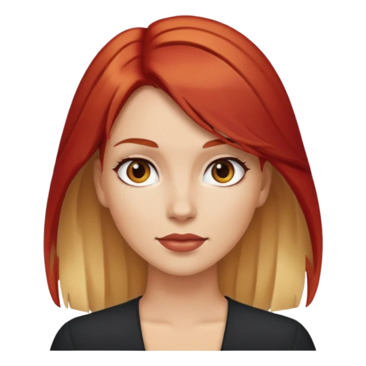 blonde redhead brunette  sticker