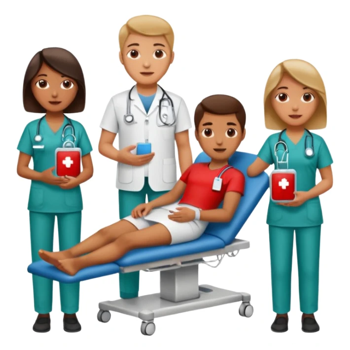 blood donation person team sticker