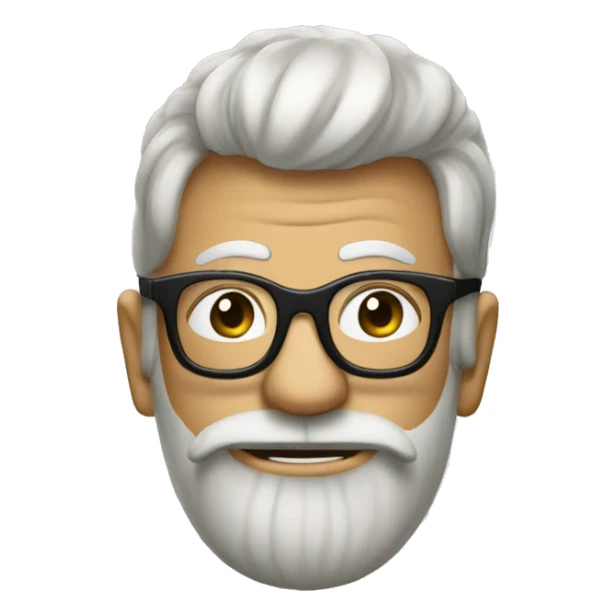 The Onion, with the cool black glasses and the haircut. sticker