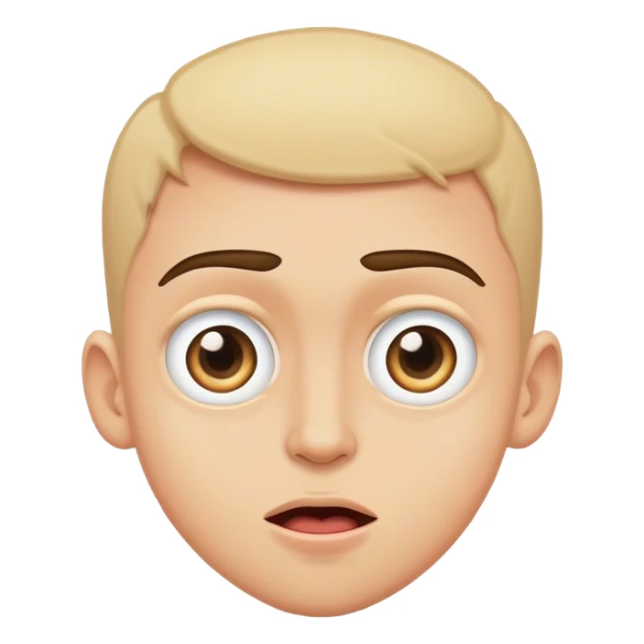 guy with eyes popping out like in a cartoon in love  sticker