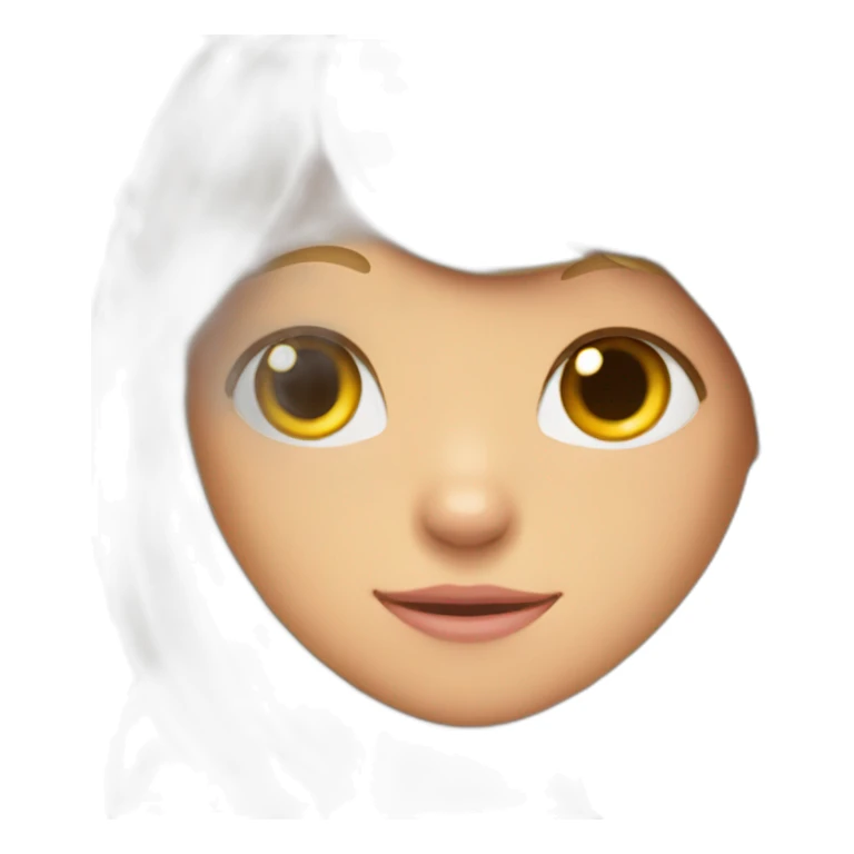 Catgirl peeking from right side of screen sticker