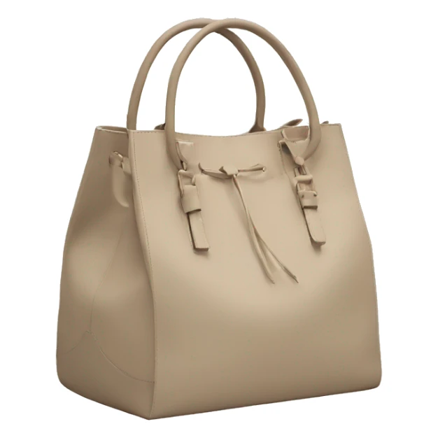 Bag for women beige  sticker