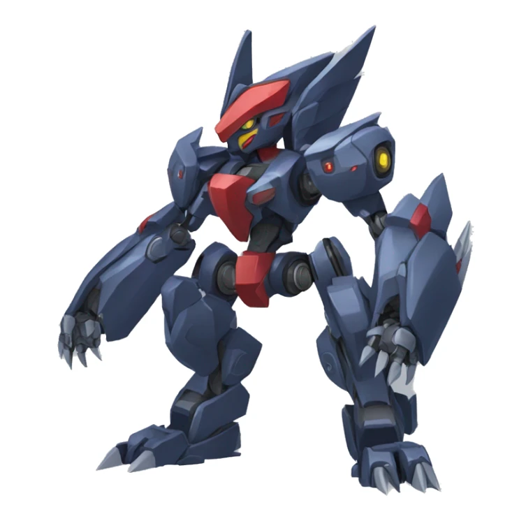 Bisharp-Zoroark-medabot-Mecha full body sticker