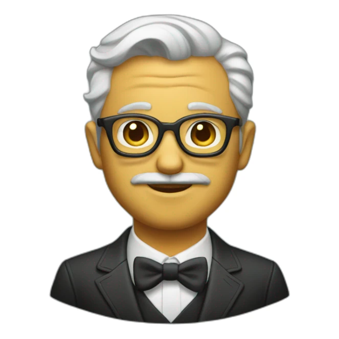 The twenty century gentleman from San Francisco sticker