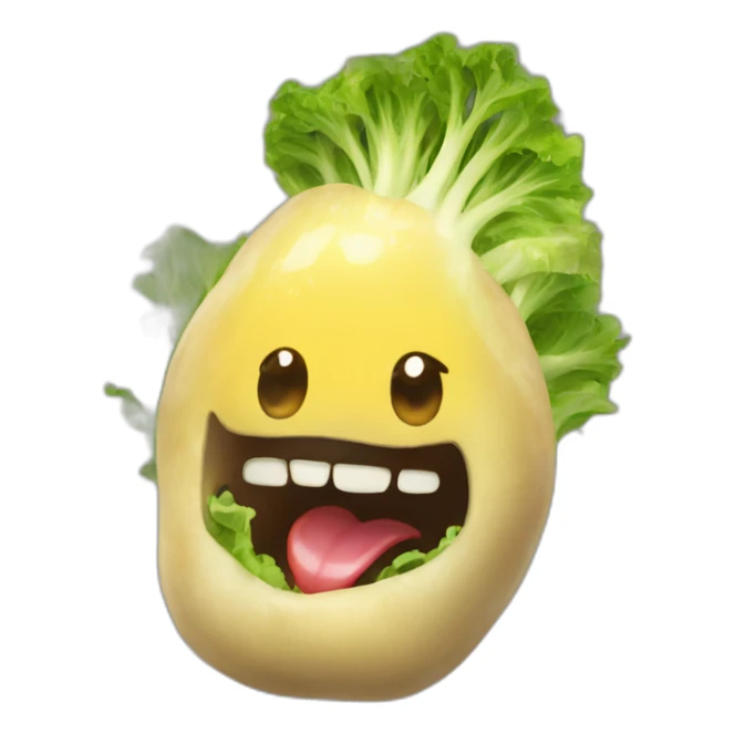 poopies monster salad sayen spark sticker