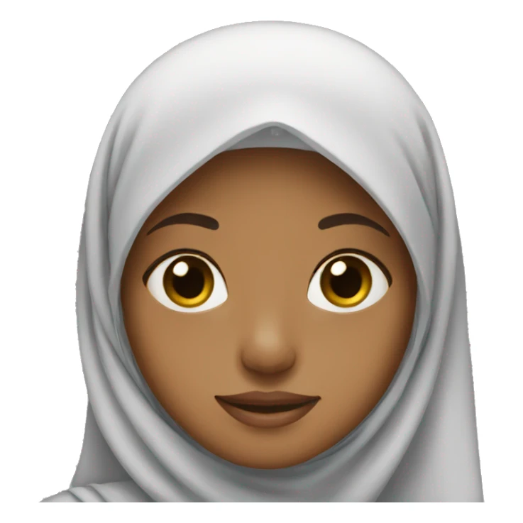 girl wearing hijab  sticker