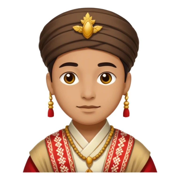 Person in Traditional Clothing sticker