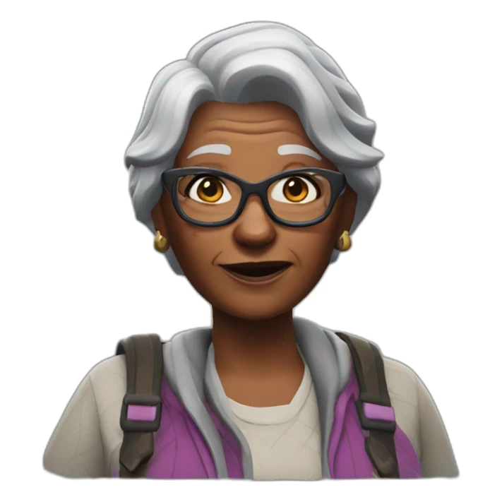 grandma's fortnite skin sticker