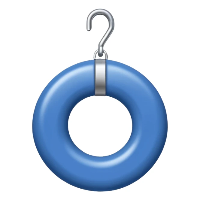 Ein blauer Kreis mit einem weißen Haken drinnen also ein sogenanntes blauer haken sticker