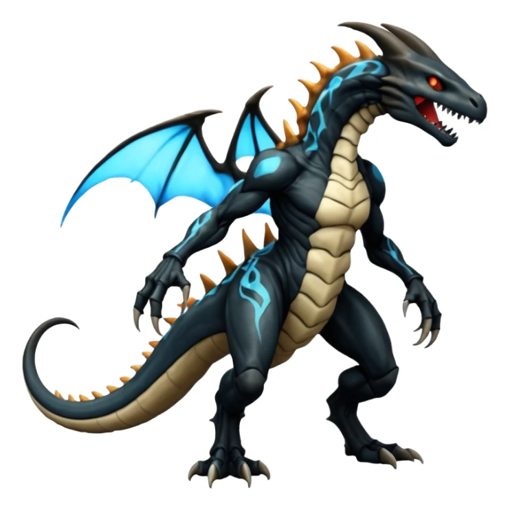  Venom-Marowak-Charizard-Xenomorph-hybrid-fantasy-creature (full body) sticker