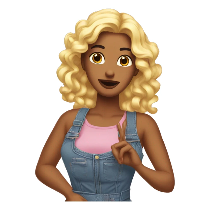 Can you make an emoji that has her nails done like the 💅😌💅 sticker