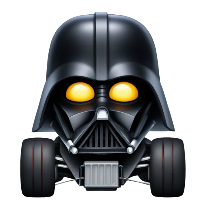 Formula Darth Vader’s race car, light saber headlights, exposed suspension  sticker