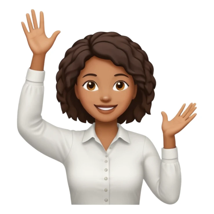 Beautiful Christian black women praise expressions sticker