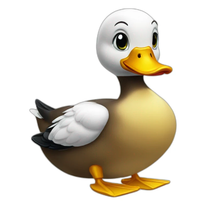 POWER DUCK sticker
