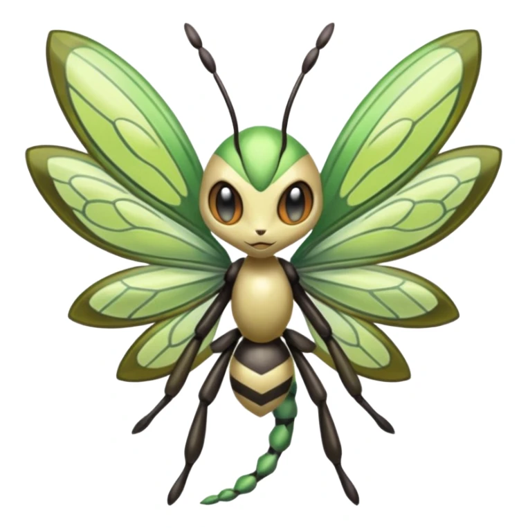 Meloetta-Beedrill-Celebi-fusion sticker
