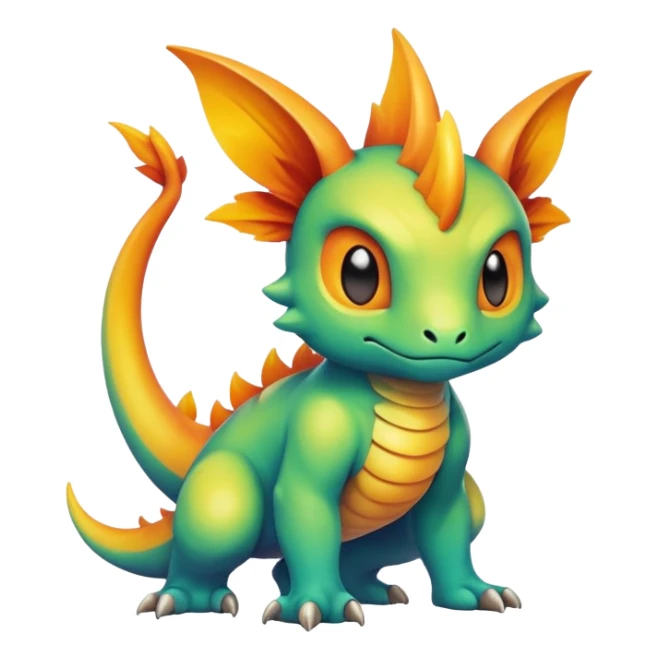  legendary detailed gradients aesthetic-Fakémon-creature-scenery sticker