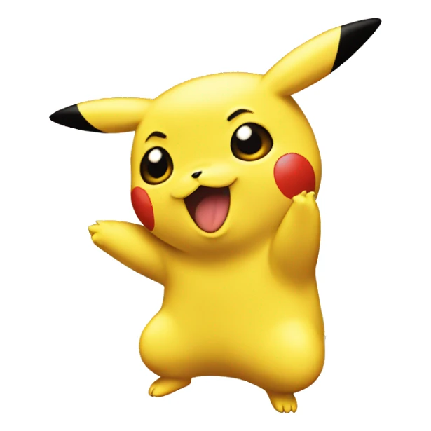 Emoji of pikachu sticker