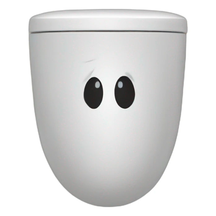 Jeremy Renner's head inside of a toilet sticker