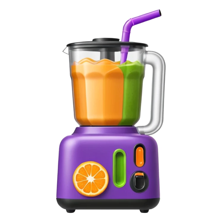 A SMOOTHIE MACHINE WITHOUT THE LID ON, THE SMOOTHIE SPLASHES OUT sticker
