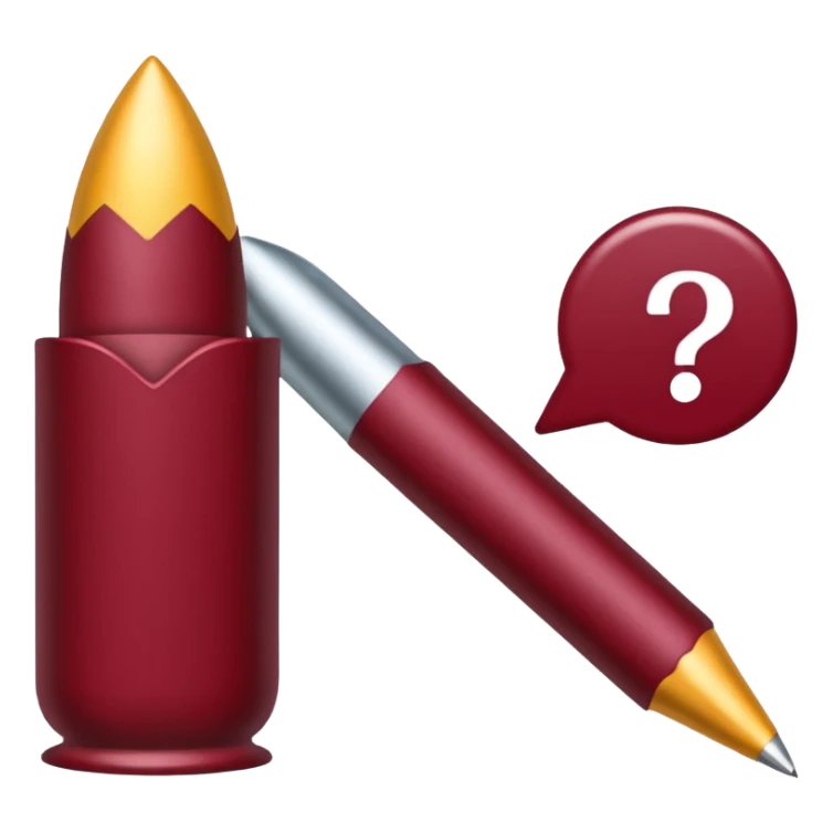 HAZ UNA lista de objetivos en color vino/rojo carmesí sticker