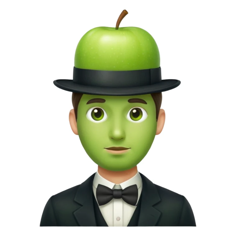 Magritte “the son of man”  sticker