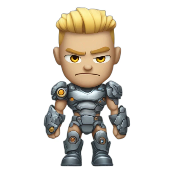 Cyborg FRANKY; Super FRANKY; strong; iron; folder sticker