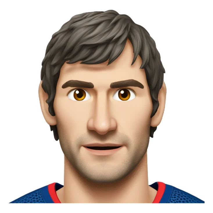 Alexander Ovechkin Realistic face without one theeth sticker
