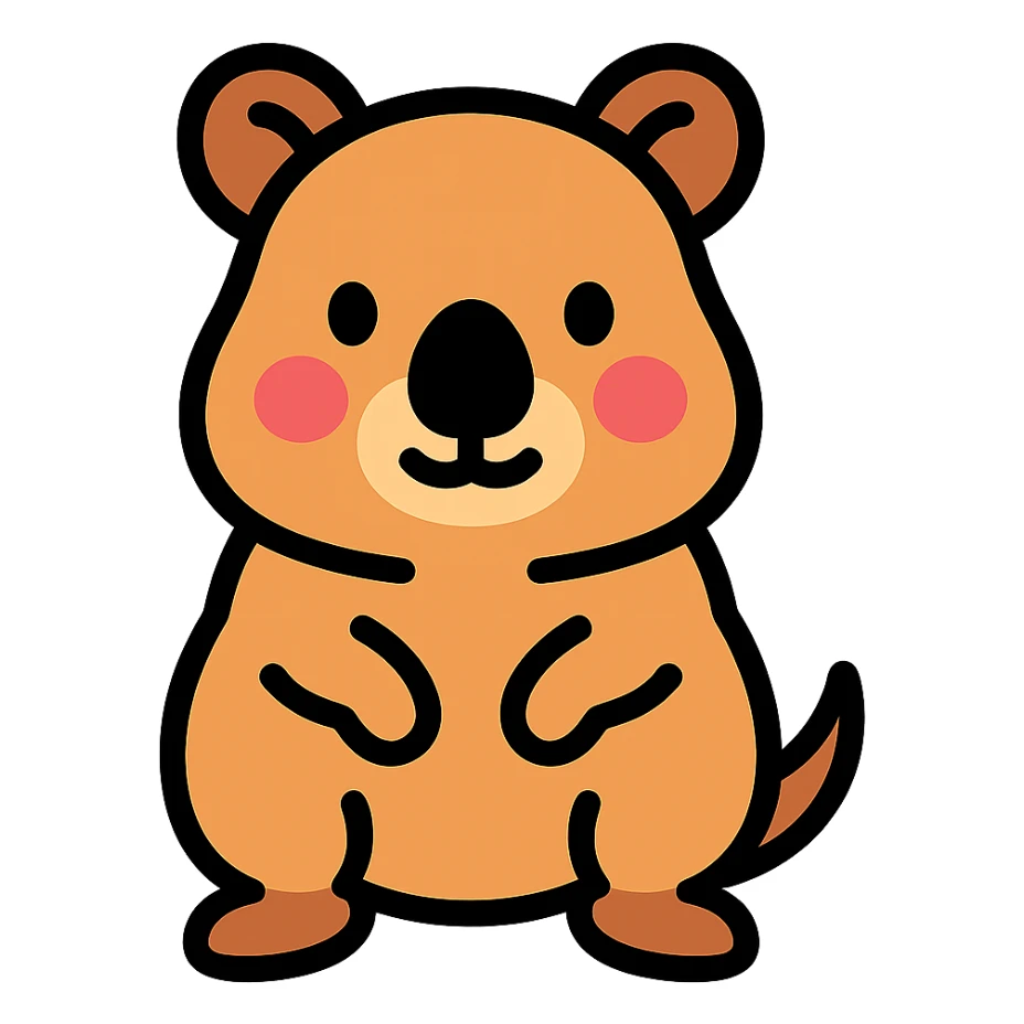 cute quokka sticker