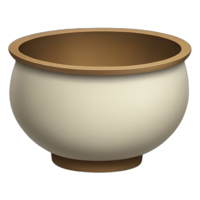 Japanese pot bowl sticker
