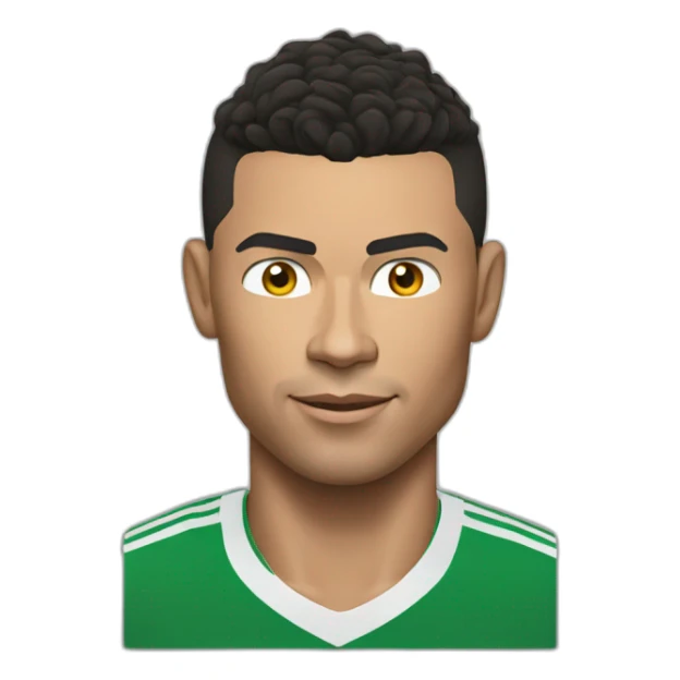 Realistic Ronaldo who is shooting sticker