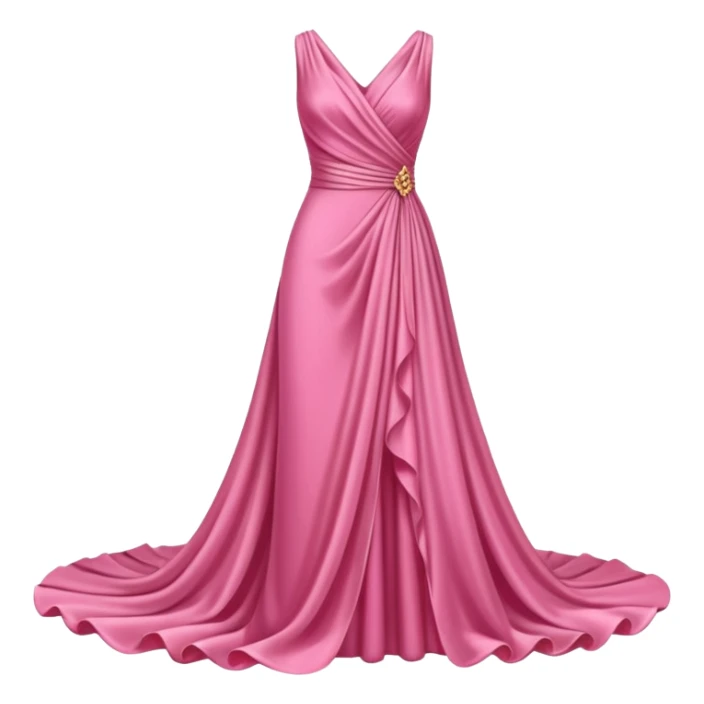 Pink dress sticker