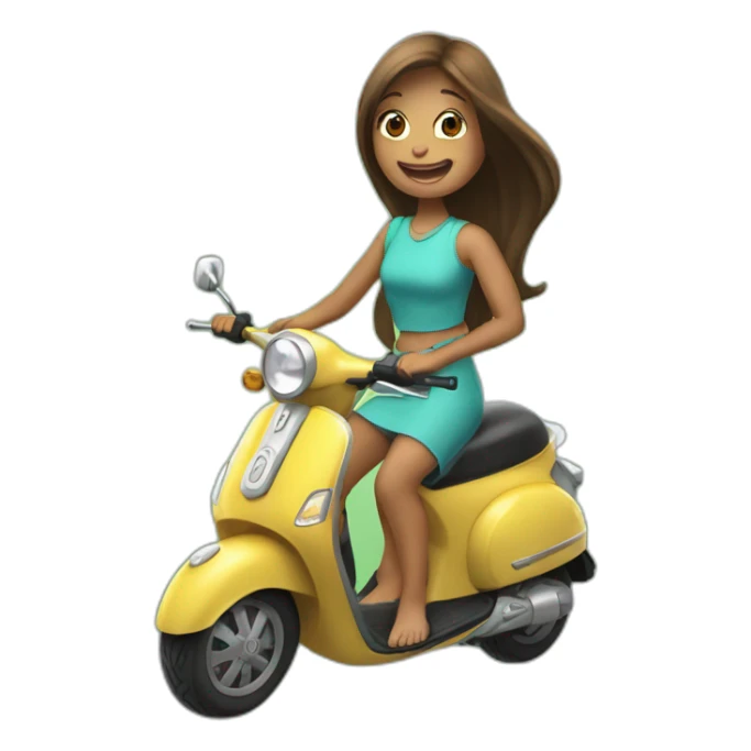 KAZRAÓKE SINGING smule on her scooter sticker