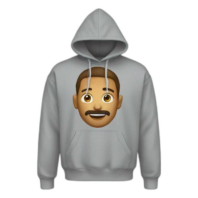 men Hoodie sticker