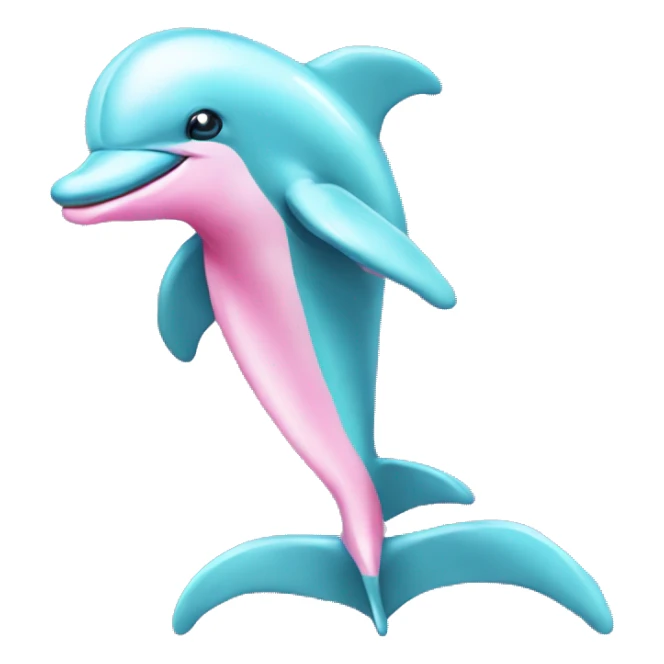 Dolphins with wings she has to be pink and pretty sticker