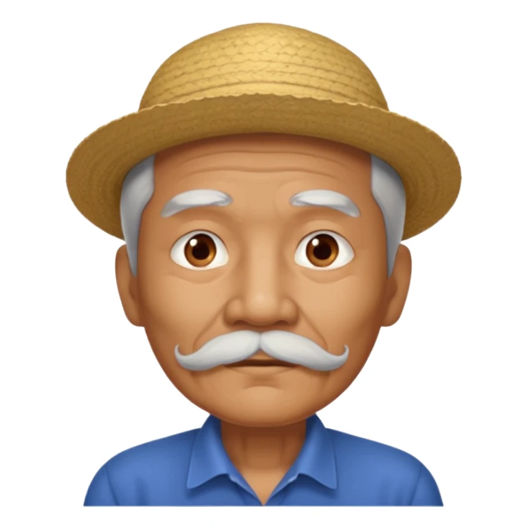 Filipino Old guy with white mustache sticker