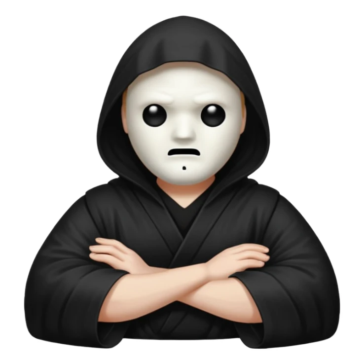 Ghostface avec les bras croisés sticker