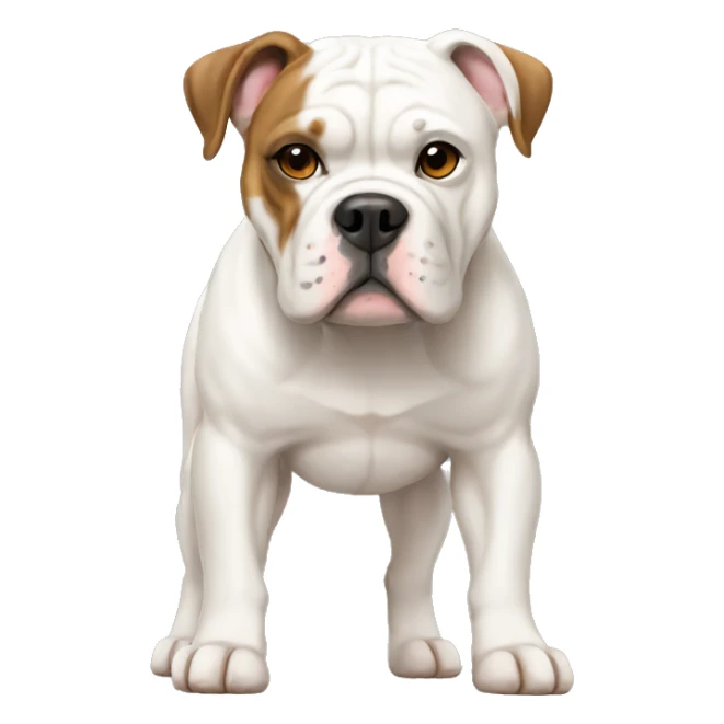 American Bulldog Dog Breed Full Body sticker