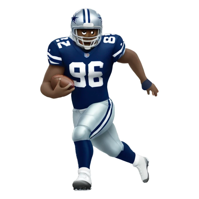 NFL football player, Dallas cowboys, tackle sticker