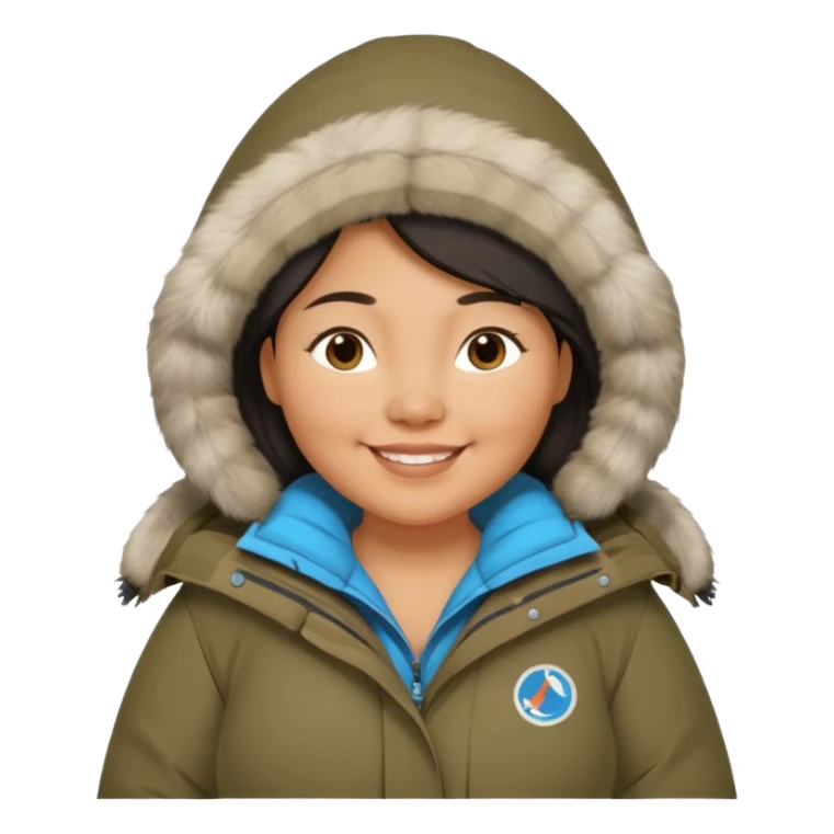 pregnant inuit woman sticker