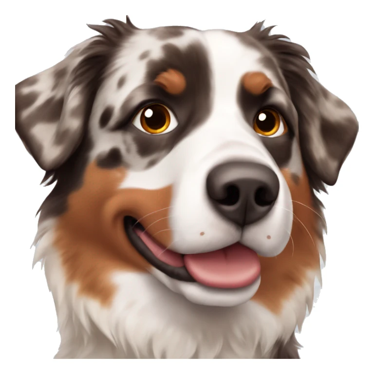 Red Merle Australian shepherd  sticker