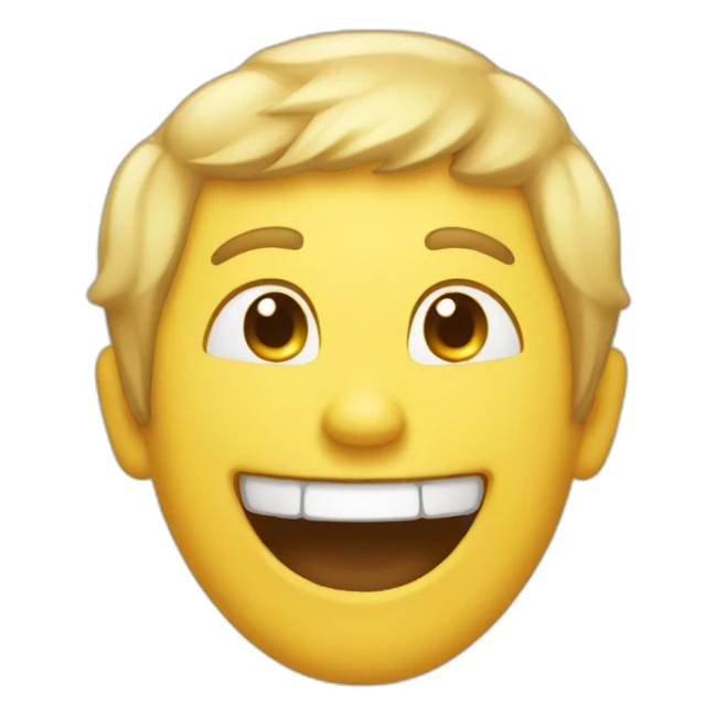 laughing person sticker