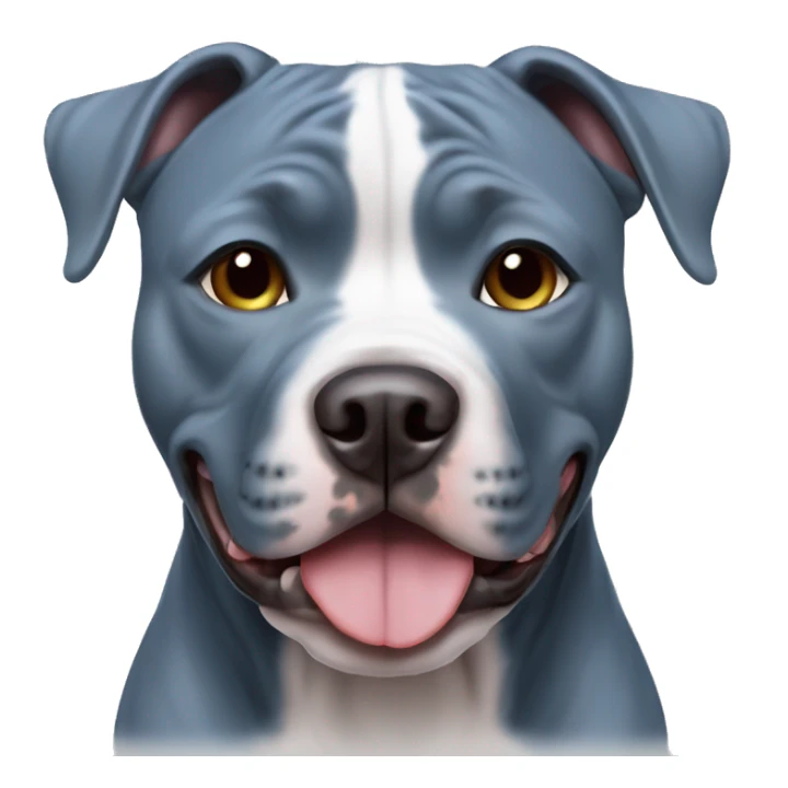 Blue American Staffordshire Terrier sticker