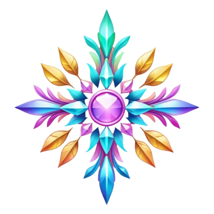 Epic divine legendary complex detailed iridescent gradients aesthetic-scenery-Decorations sticker
