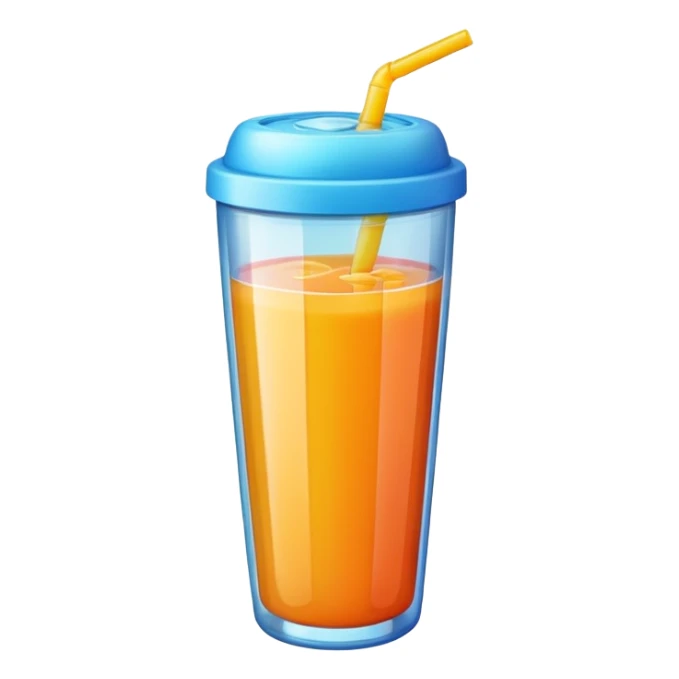 I want a shaker of juice for gym sticker