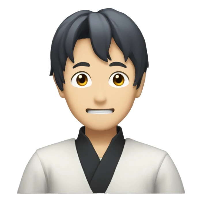 gojo satoru  saying i love naitik sticker