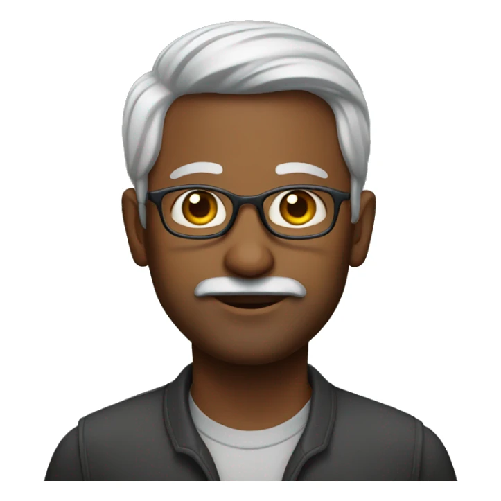 dark indian male geography teacher sticker