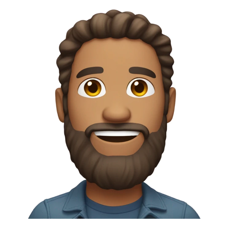 Bearded brunette hope dealer sticker