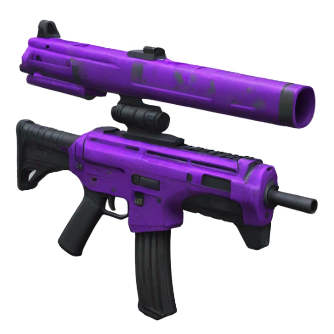 fine shyt with the new cod gun skin purplish neon sticker